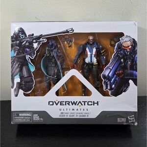 Hasbro Overwatch Ultimates Series Soldier:‎ 76 & Shrike (Ana) Skin Dual Pack 6"